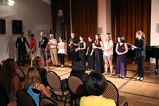 Participants concert in Immenstadt/Allgäu